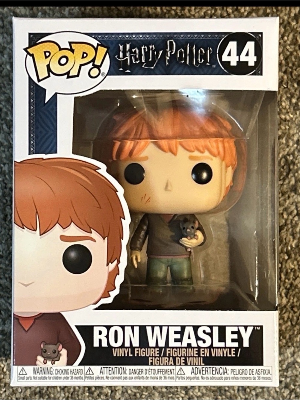 Funko Ron Weasley Pop! Vinyl Figure - Orange Hair, Black Eyes